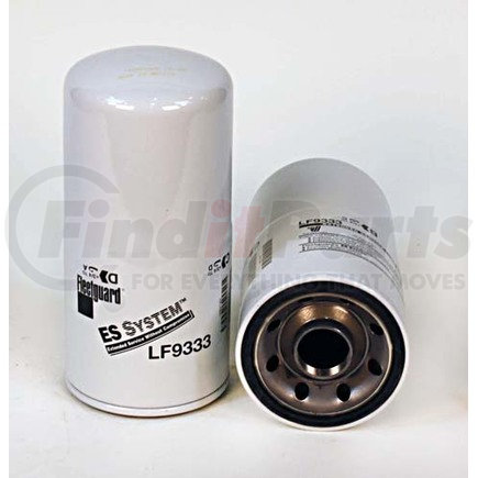 LF9333 by FLEETGUARD - Engine Oil Filter - 9.81 in. Height, 4.66 in. (Largest OD), StrataPore Media