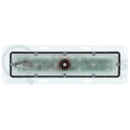 80255C3 by TRUCK-LITE - 80 Series Dome Light - LED, 10 Diode, Rectangular Clear Lens, White 8 Screw Bracket Mount, 12V