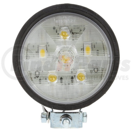 81260-P by TRUCK-LITE - 81 Series Flood Light - Par 36 4 In. Round LED, Black, 6 Diode, 250 Lumen, 12V