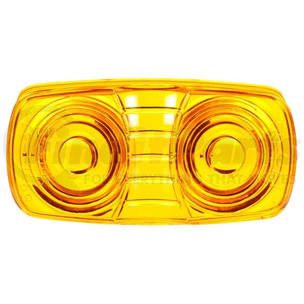 9007A-3 by TRUCK-LITE - Signal-Stat Marker Light Lens - Oval, Yellow, Acrylic, Snap-Fit Mount