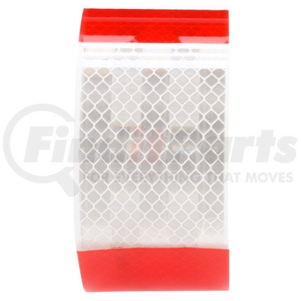 981043 by TRUCK-LITE - Reflective Tape - Red/White, 2 in. x 18 in.