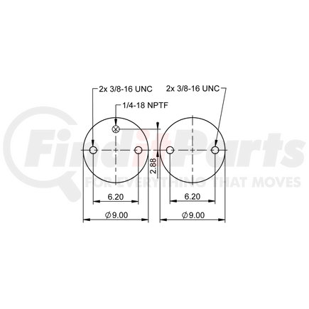 AS7008 by CONTITECH - AIR SPRING 64596/4474