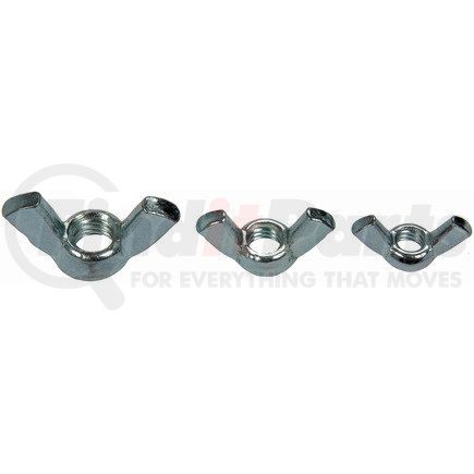 784-801 by DORMAN - Wing Nut Assortment  2 1/4-20 Wingnuts - 2  5/16-18 Wingnuts - 2 3/8-16 Wingnuts