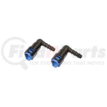 800-091.5 by DORMAN - 5-Fuel Line Quick Connector 90 Degree Angle 3/8In Steel To 5/16 Nylon Tubing
