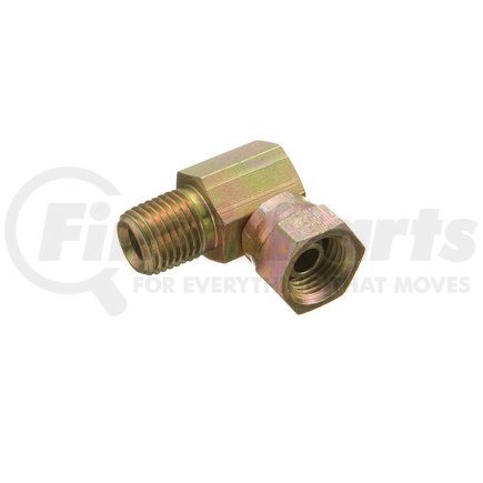Weatherhead 9405X2X2 Hydraulic Hose Adapter - Adapter Steel NPSM 90 Degree -2F NPSM x -2M NPTF