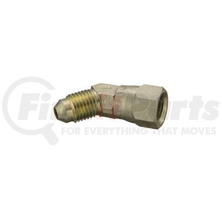 Weatherhead C5356X10 Hydraulic Hose Adapter - Adapter SAE37 Steel 45 Degree Male SAE37 x F SAE 37