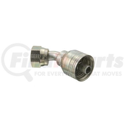 16Z-L76 by WEATHERHEAD - Eaton Weatherhead Z Series Crimp Hose Fittings Female ORS Swivel 45 Elbow