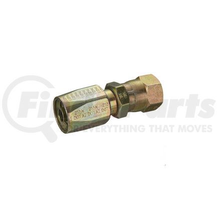 21305N-605 by WEATHERHEAD - Eaton Weatherhead 213 N series Field Attachable Hose Fittings JIC 37 Female Swivel