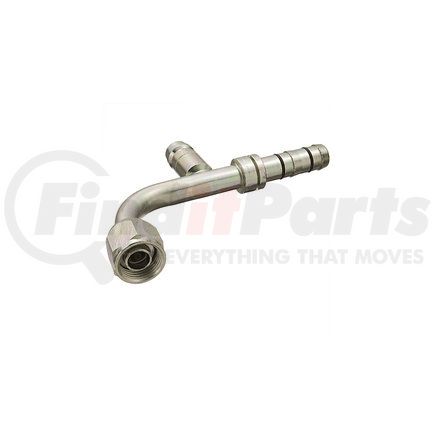 FJ3013-02-0606S by WEATHERHEAD - Aeroquip Fitting - Hose Fitting, E-Z Clip Female O-Ring (SP) 90