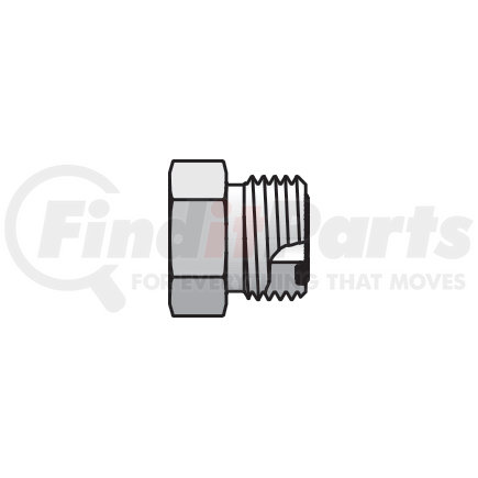 6PNLO-S by PARKER HANNIFIN - Hydraulic Coupling / Adapter - Steel