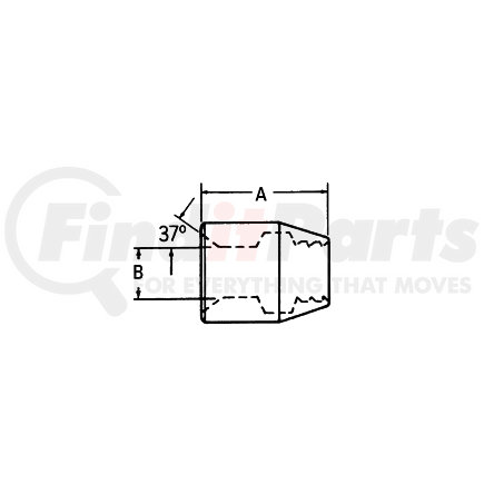 FF9605-10S by WEATHERHEAD - Versil-Flare Flareless Tube Nut