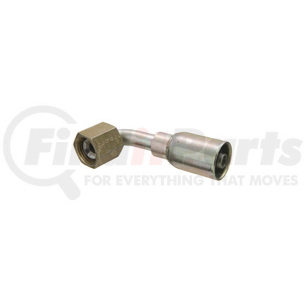 06906E-466 by WEATHERHEAD - Eaton Weatherhead 069 E Series Crimp Hose Fittings SAE 45 Female Swivel 90 Tube Elbow