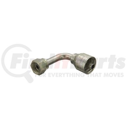 06Z-60D by WEATHERHEAD - Eaton Weatherhead Z Series Crimp Hose Fittings Female Swivel DIN 24 Seat 90 Light