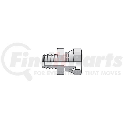 0107-6-8 by PARKER HANNIFIN - Hydraulic Coupling / Adapter - Steel