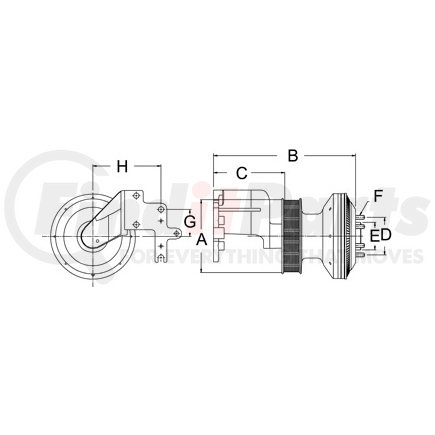 79A8609 by HORTON - DM Advantage Reman Fan Clutch