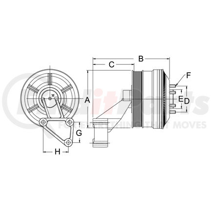 99A9261 by HORTON - DM Advantage Fan Clutch