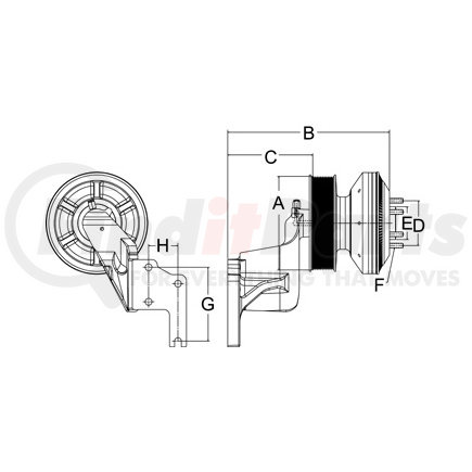 79A8611 by HORTON - DM Advantage Reman Fan Clutch