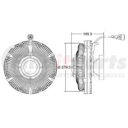 376791231 by HORTON - Engine Cooling Fan Clutch