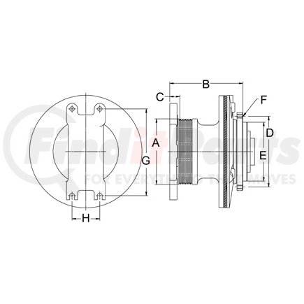 791063 by HORTON - Engine Cooling Fan Clutch