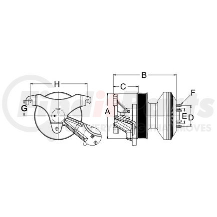 79A9223-2 by HORTON - DM Advantage Two-Speed Reman Fan Clutch