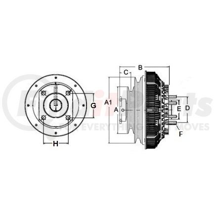 79A9285-2 by HORTON - Engine Cooling Fan Clutch