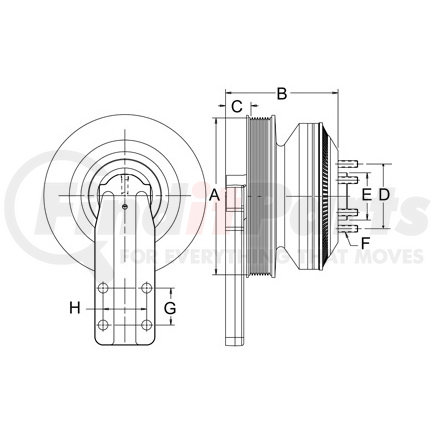 799311-2 by HORTON - DM Advantage Two-Speed Reman Fan Clutch