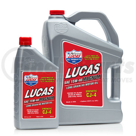 10436 by LUCAS OIL - Synthetic SAE 5W-40 CJ-4/SM Motor Oil
