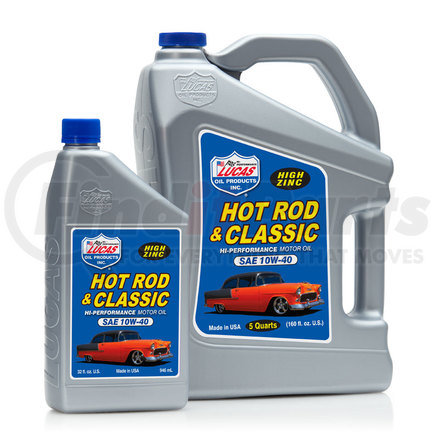 10683 by LUCAS OIL - Hot Rod & Classic Car HP Motor Oil SAE 10W-40