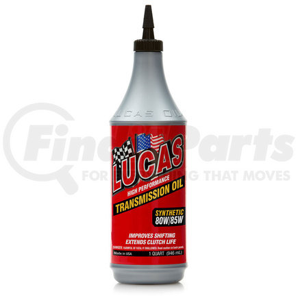 10778 by LUCAS OIL - 80W/85W Motorcycle Transmission Oil