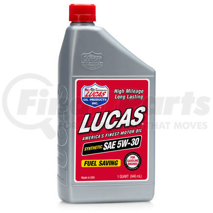 10179 by LUCAS OIL - Synthetic SAE 0W-30 Motor Oil