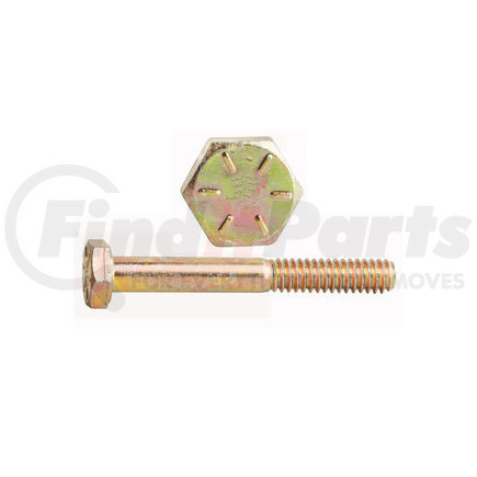 0137871 by FASTENAL - 3/4"-10 x 6" Grade 8 Yellow Zinc Finish Hex Cap Screw - Made in USA