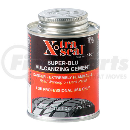 14-511 by X-TRA SEAL - Commercial 8 oz (236 ml) HD Supr-Blu Cement, Flammable