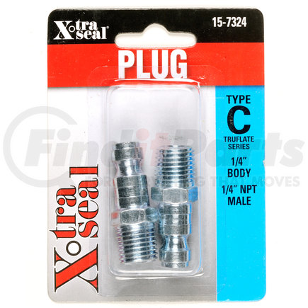 15-7324 by X-TRA SEAL - ”C” Automotive Style 1/4’ Bdy 1/4” NPT M Plug