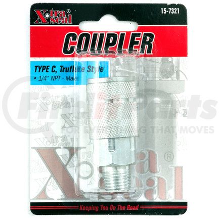 15-7321 by X-TRA SEAL - in Cin Automotive Style 1/4in Bdy 1/4in NPT M Coupler
