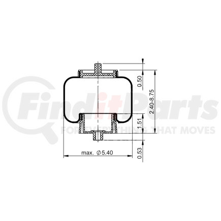 AS-5087 by TRIANGLE SUSPENSION - Triangle Air Spr - Cab Bag