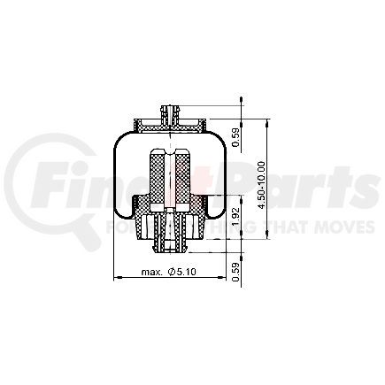 AS-5205 by TRIANGLE SUSPENSION - Triangle Air Spr - Cab Bag