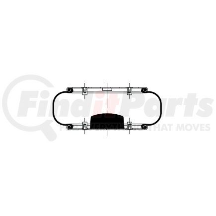 AS-4538 by TRIANGLE SUSPENSION - Triangle Air Spr - Single Conv., Triangle Bellows # 6326 , ContiTech Bellows # FS 530-14