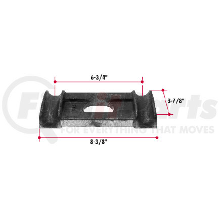 E871-75 by TRIANGLE SUSPENSION - Peterbilt Top Plate Ductile