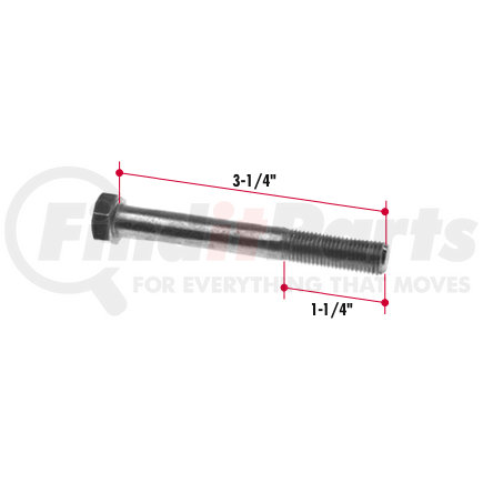 B1092-55 by TRIANGLE SUSPENSION - 1/2-20X3-1/4Gr8 Hx/Hd C/S