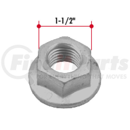 H104 by TRIANGLE SUSPENSION - Hutchens Troque Rod Flanged Nut,use w/ H103