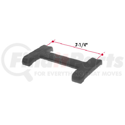 H135 by TRIANGLE SUSPENSION - Hutchens U-Bolt Pressure Plate; For H900 Single Point Suspensions with 5 Square Axles Only