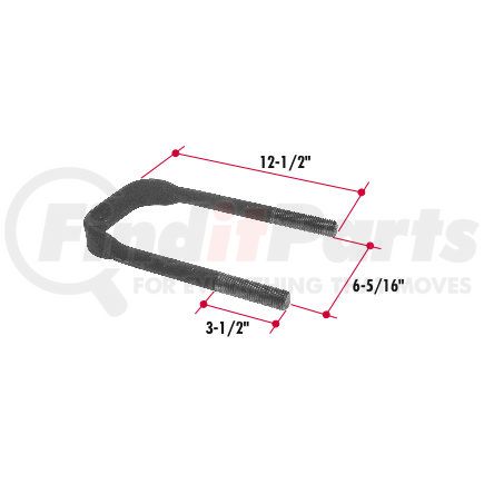Triangle Suspension N159 Neway Forged Top U-Bolt