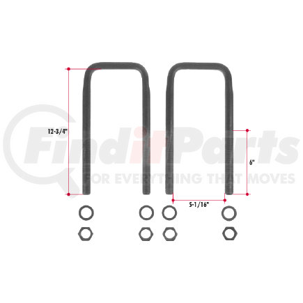 FR205 by TRIANGLE SUSPENSION - U-Bolt