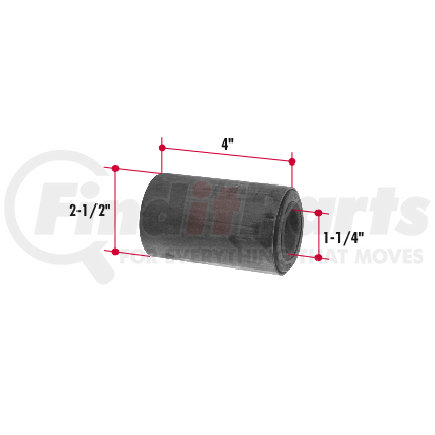 RB84 by TRIANGLE SUSPENSION - Rubber Encased Bushing