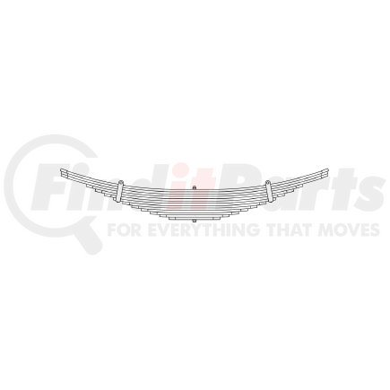 Triangle Suspension 83-169 Reyco, R Spr, ; OEM# 1233001; SE Length: 29-3/16; LE Length: 29-3/16; SE End: ; LE End: ; Grading