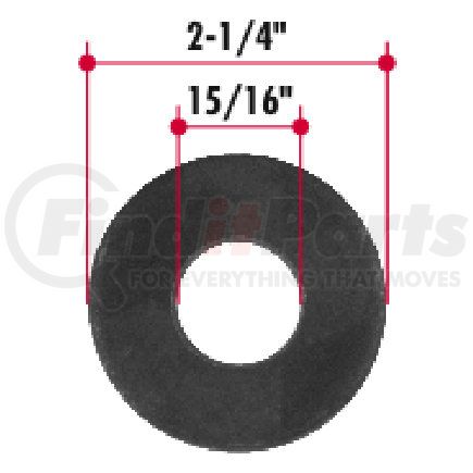 H253 by TRIANGLE SUSPENSION - Hutchens Torque Rod Washer - Outer; 2-1/4 OD x 15/16 ID x .229