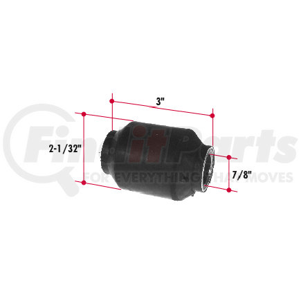 R208 by TRIANGLE SUSPENSION - Reyco Torque Rod Bushing