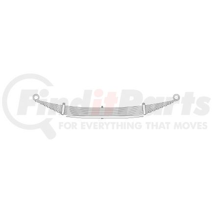 22-617HD by TRIANGLE SUSPENSION - Chevrolet - Truck, R Spr, Lvs: Heavy Duty; OEM# 14029293; SE Length: ; LE Length: ; SE End: ; LE End: ; Grading