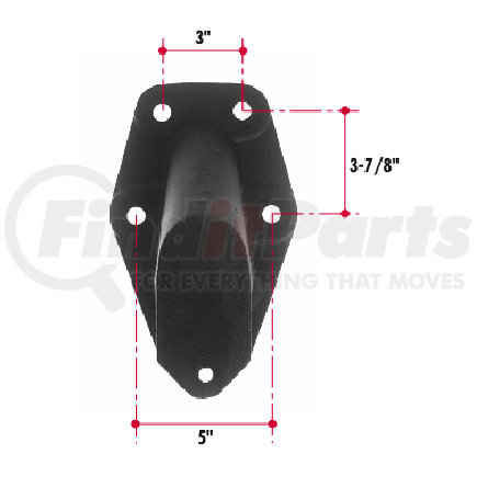 E616-75 by TRIANGLE SUSPENSION - Peterbilt Spring Hanger