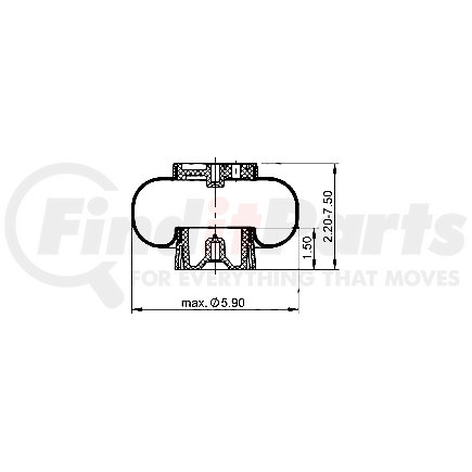 AS-5152 by TRIANGLE SUSPENSION - Triangle Air Spr - Cab Bag